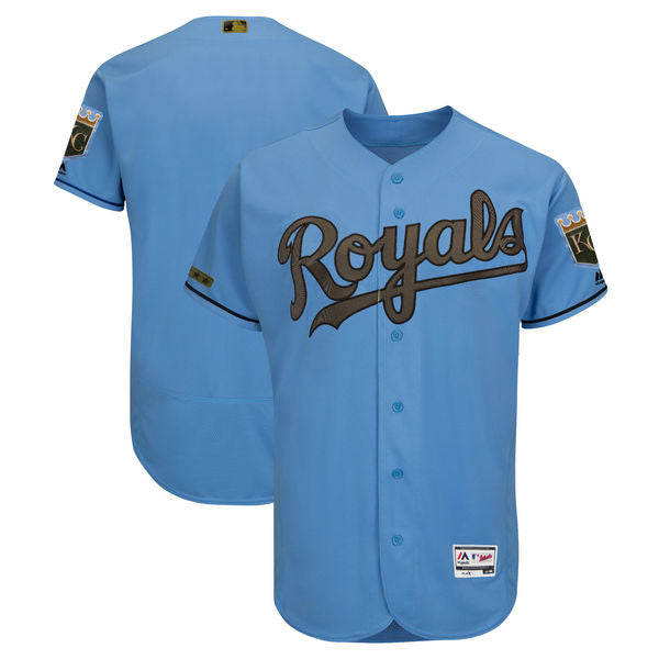 Custom Kansas City Royals blue jersey