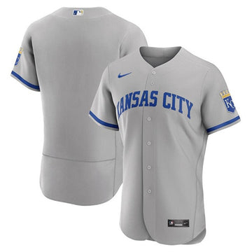 Custom Kansas City Royals grey jersey