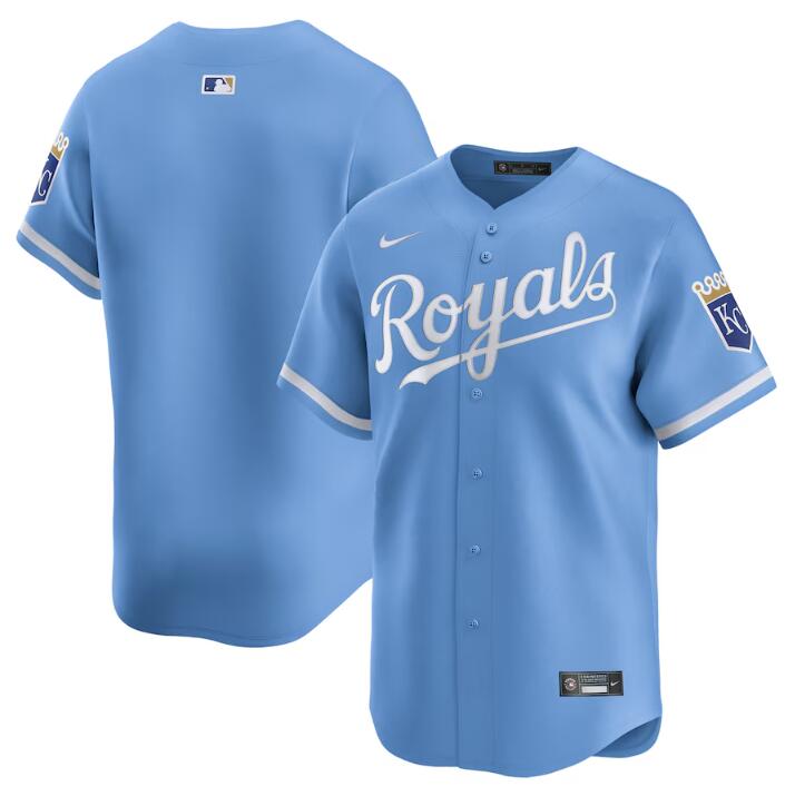Custom Kansas City Royals blue Alternate jersey