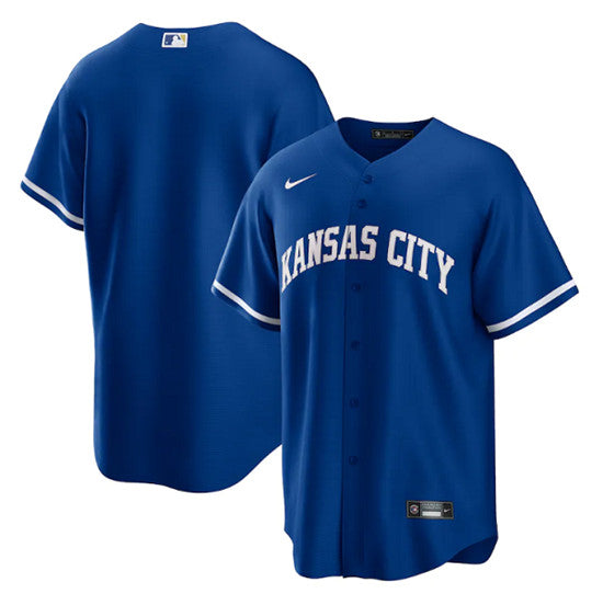 Custom Kansas City Royals royal jersey
