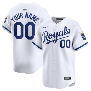 Custom Kansas City Royals white Home jersey
