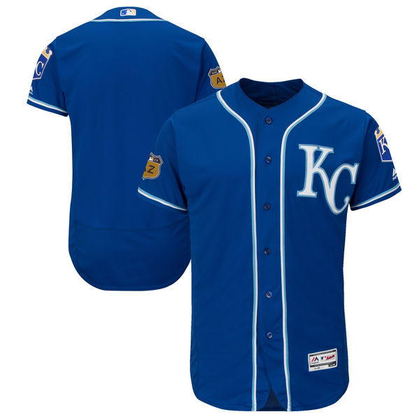 Majestic Kansas City Royals royal Authentic jersey