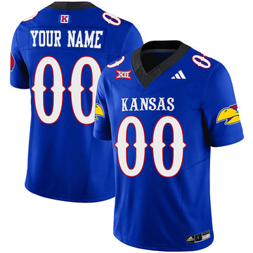 Custom Kansas Jayhawks royal FUSE jersey