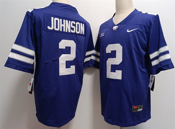 Avery Johnson Kansas State Wildcats purple jersey