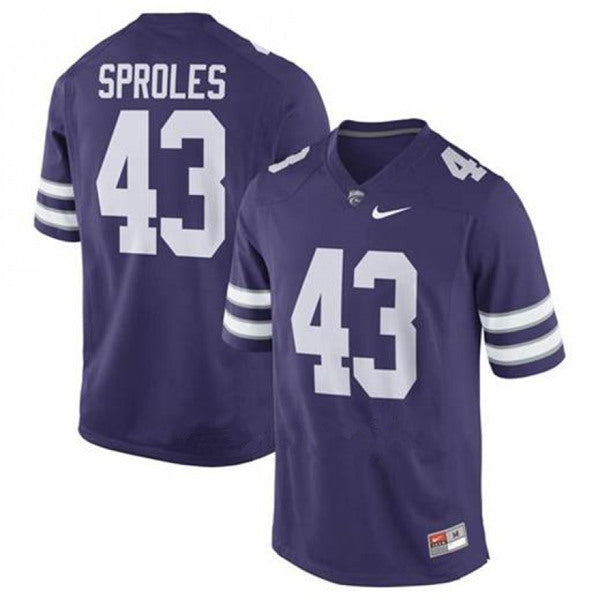 Darren Sproles Kansas State Wildcats purple jersey
