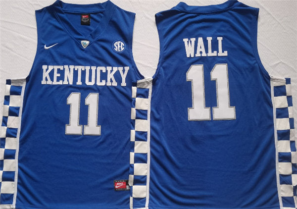 John Wall Kentucky Wildcats blue jersey