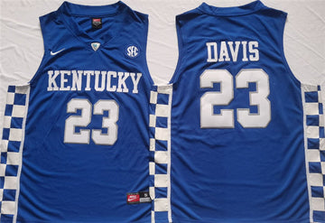 Anthony Davis Kentucky Wildcats blue jersey