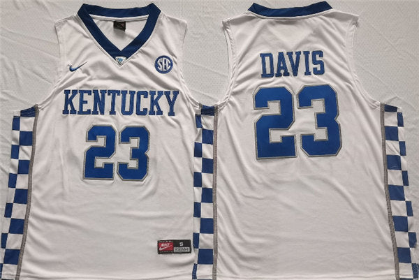 Anthony Davis Kentucky Wildcats white jersey