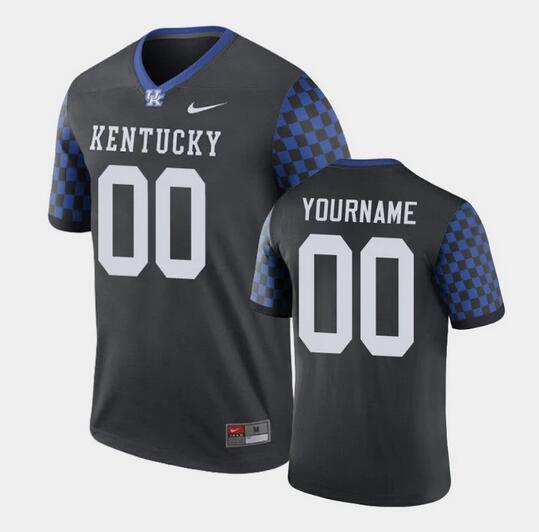 Custom Kentucky Wildcats black jersey