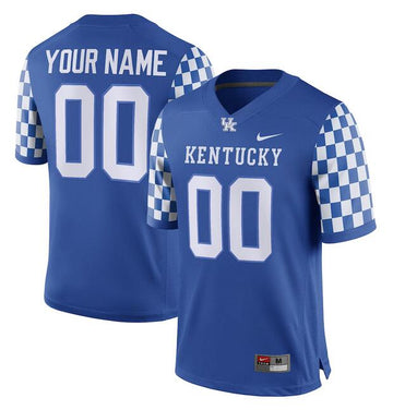 Custom Kentucky Wildcats blue jersey