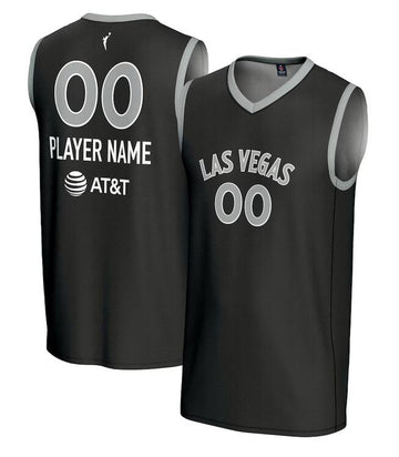 Custom Las Vegas Aces black jersey