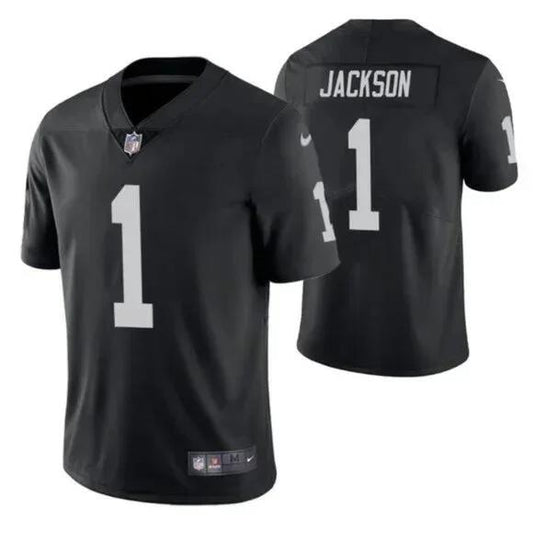 Raiders #1 DeSean Jackson Black Jersey