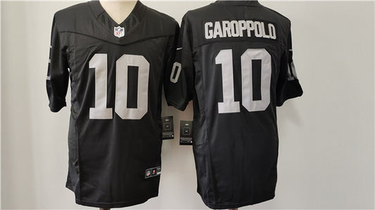 Las Vegas Raiders #10 Jimmy Garoppolo Black 2024 FUSE Jersey
