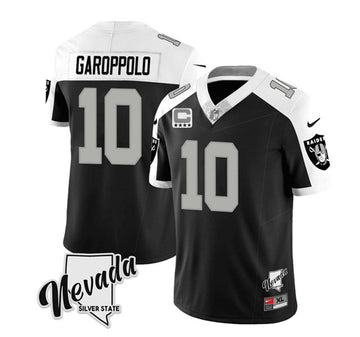 Jimmy Garoppolo Las Vegas Raiders black-white FUSE jersey