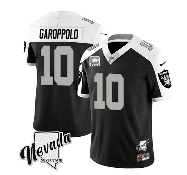 Jimmy Garoppolo Las Vegas Raiders black-white FUSE jersey
