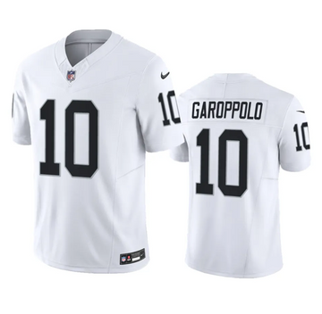 Jimmy Garoppolo Las Vegas Raiders white FUSE jersey