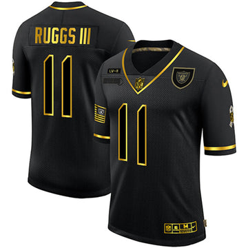 Henry Ruggs III Las Vegas Raiders black-gold Salute To Service jersey