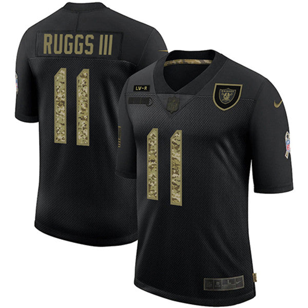 Henry Ruggs III Las Vegas Raiders black Salute To Service jersey