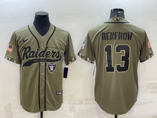 Hunter Renfrow Las Vegas Raiders olive Salute To Service jersey