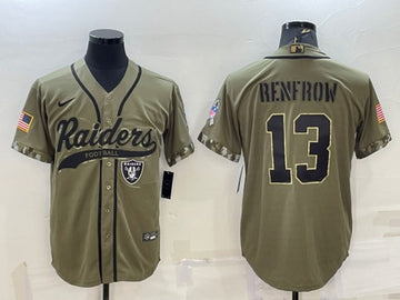 Hunter Renfrow Las Vegas Raiders olive Salute To Service jersey