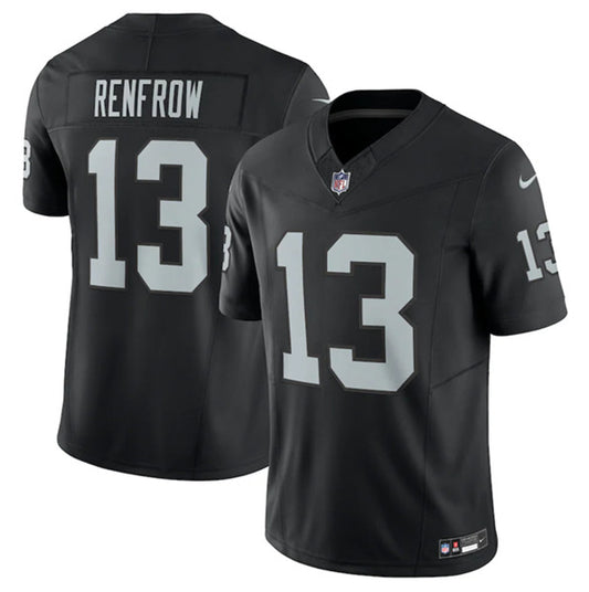 Las Vegas Raiders #13 Hunter Renfrow Black 2023 FUSE Jersey
