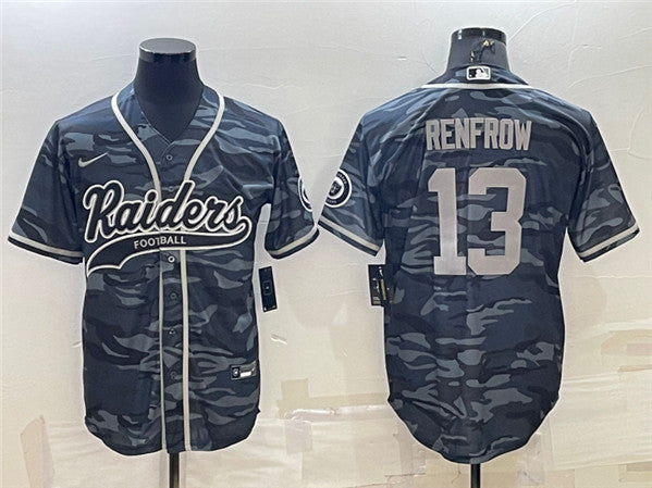 Hunter Renfrow Las Vegas Raiders gray Camo jersey