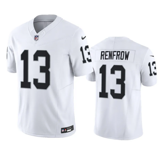 Las Vegas Raiders #13 Hunter Renfrow White 2023 FUSE Jersey
