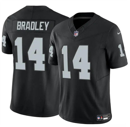 Las Vegas Raiders #14 Carter Bradley Black FUSE Jersey