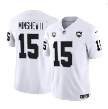 Gardner Minshew II Las Vegas Raiders white FUSE jersey