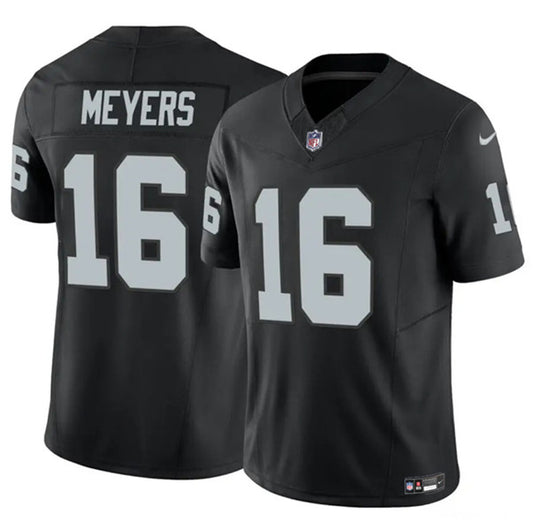 Las Vegas Raiders #16 Jakobi Meyers Black 2023 FUSE Jersey