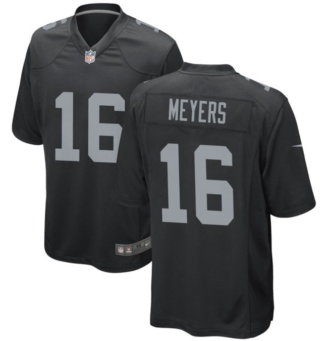 Jakobi Meyers Las Vegas Raiders black Game jersey