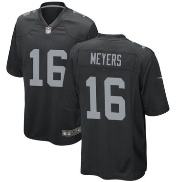 Jakobi Meyers Las Vegas Raiders black Game jersey