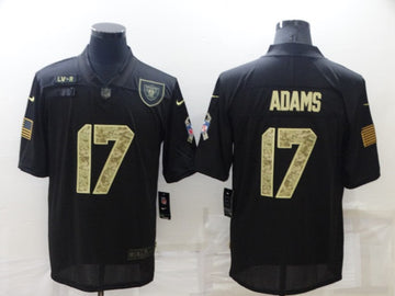Davante Adams Las Vegas Raiders black Salute To Service jersey