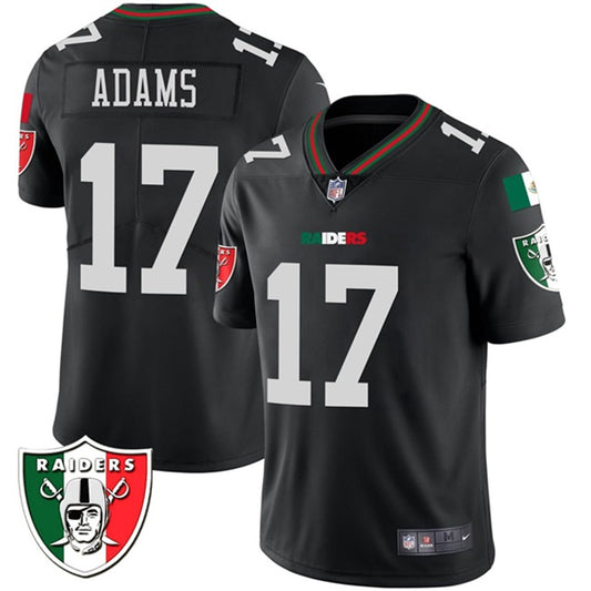 Las Vegas Raiders #17 Davante Adams Black Mexico Jersey