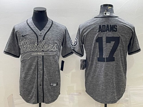 Davante Adams Las Vegas Raiders gray jersey