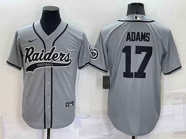 Davante Adams Las Vegas Raiders grey jersey