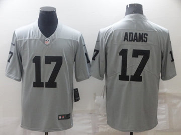 Davante Adams Las Vegas Raiders grey jersey