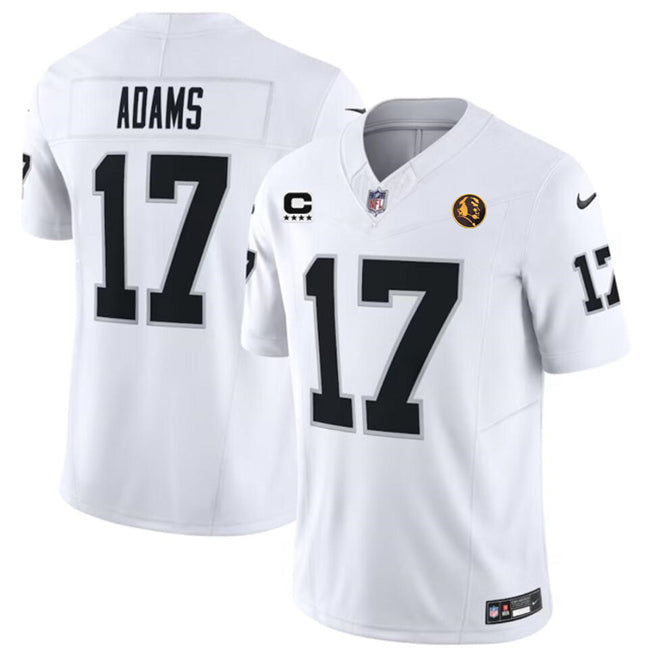 Davante Adams Las Vegas Raiders white FUSE jersey