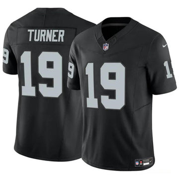 DJ Turner Las Vegas Raiders black FUSE jersey