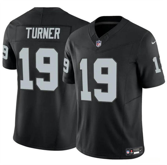 Las Vegas Raiders #19 DJ Turner Black FUSE Jersey