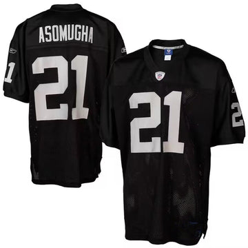 Nnamdi Asomugha Las Vegas Raiders black jersey
