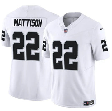 Alexander Mattison Las Vegas Raiders white FUSE jersey