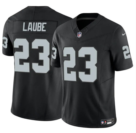 Las Vegas Raiders #23 Dylan Laube Black 2024 FUSE Jersey