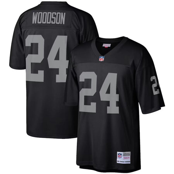 Charles Woodson Las Vegas Raiders black jersey
