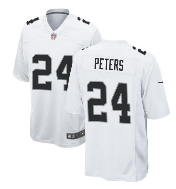 Marcus Peters Las Vegas Raiders white Game jersey