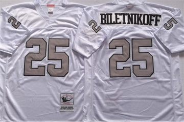 Fred Biletnikoff Las Vegas Raiders white jersey