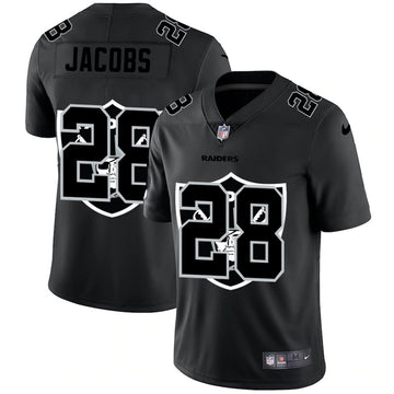Josh Jacobs Las Vegas Raiders black Shadow jersey