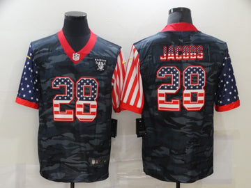 Josh Jacobs Las Vegas Raiders camo Camo jersey