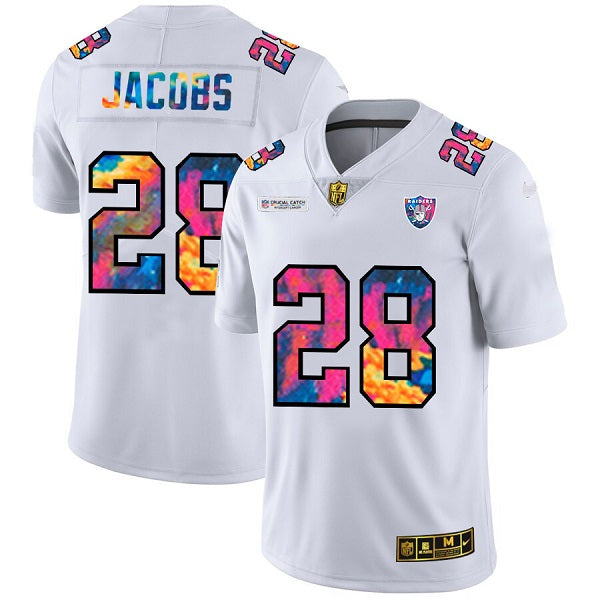 Josh Jacobs Las Vegas Raiders white jersey