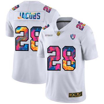 Josh Jacobs Las Vegas Raiders white jersey